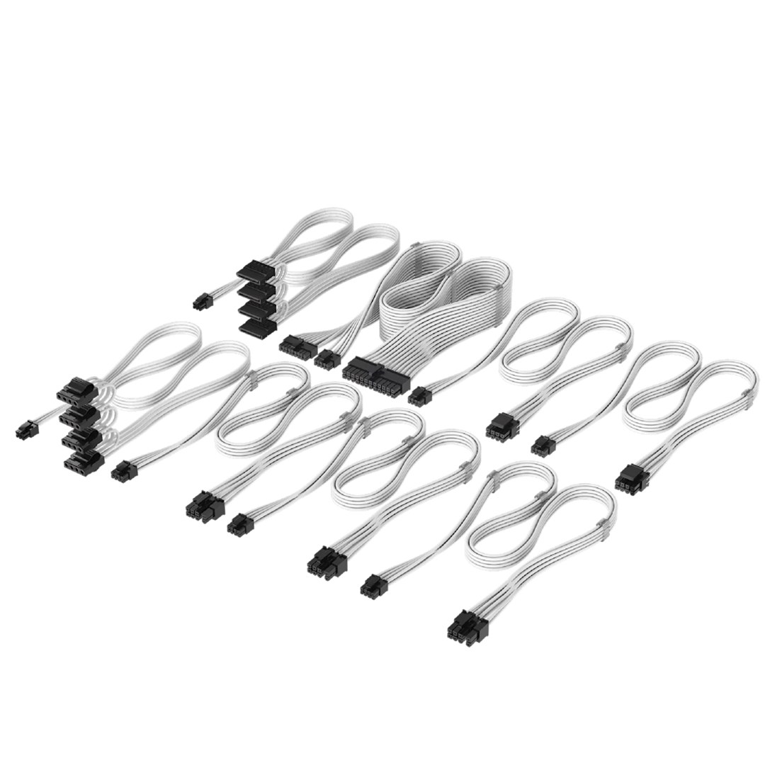 Corsair Pro Kit Type 4 set kabela s pojedinačnim opletom, bijeli