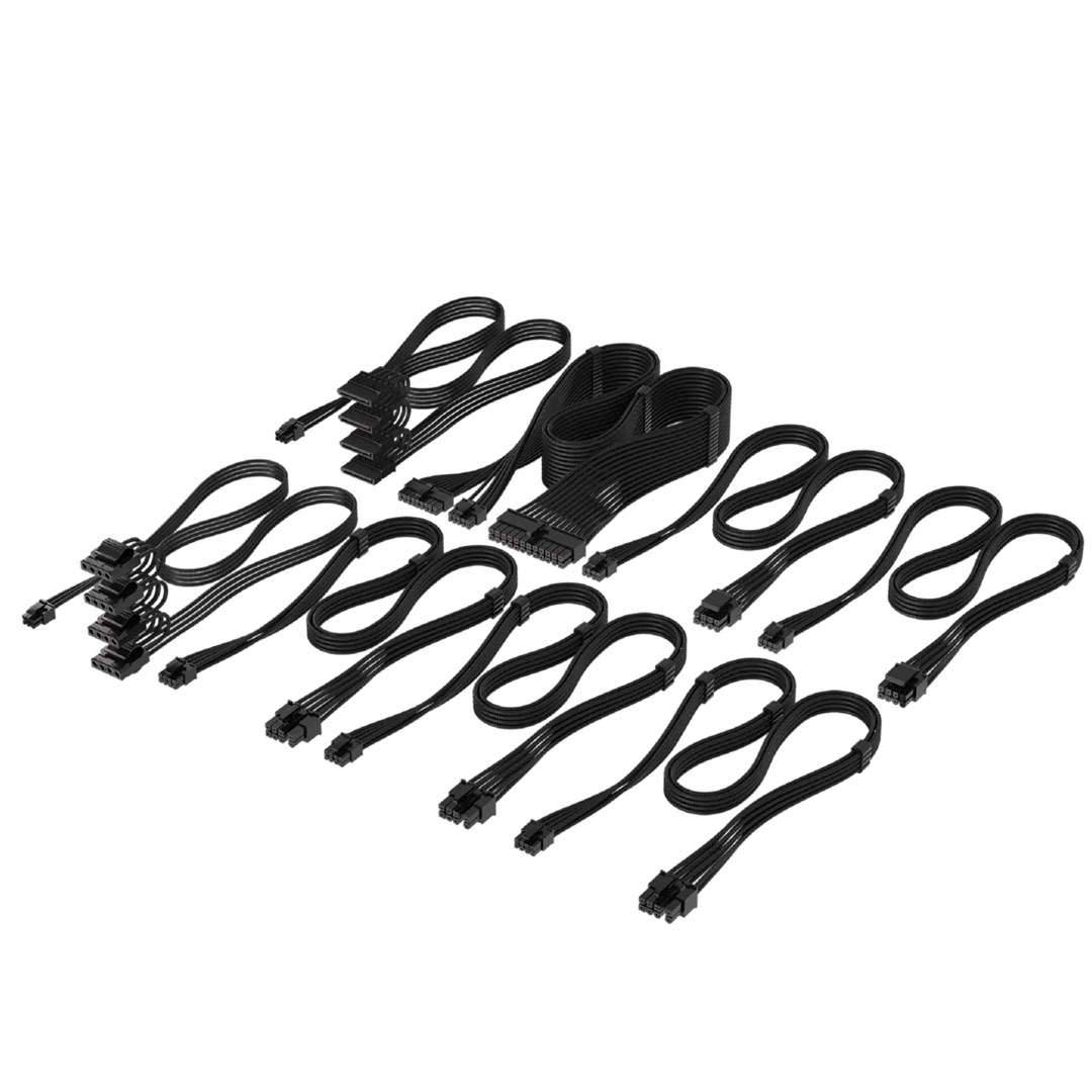 Corsair Pro Kit Type 4 set kabela s individualnim opletom, crni-0