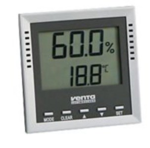 VENTA Digitalni higrometar 6011000 srebrna boja-0