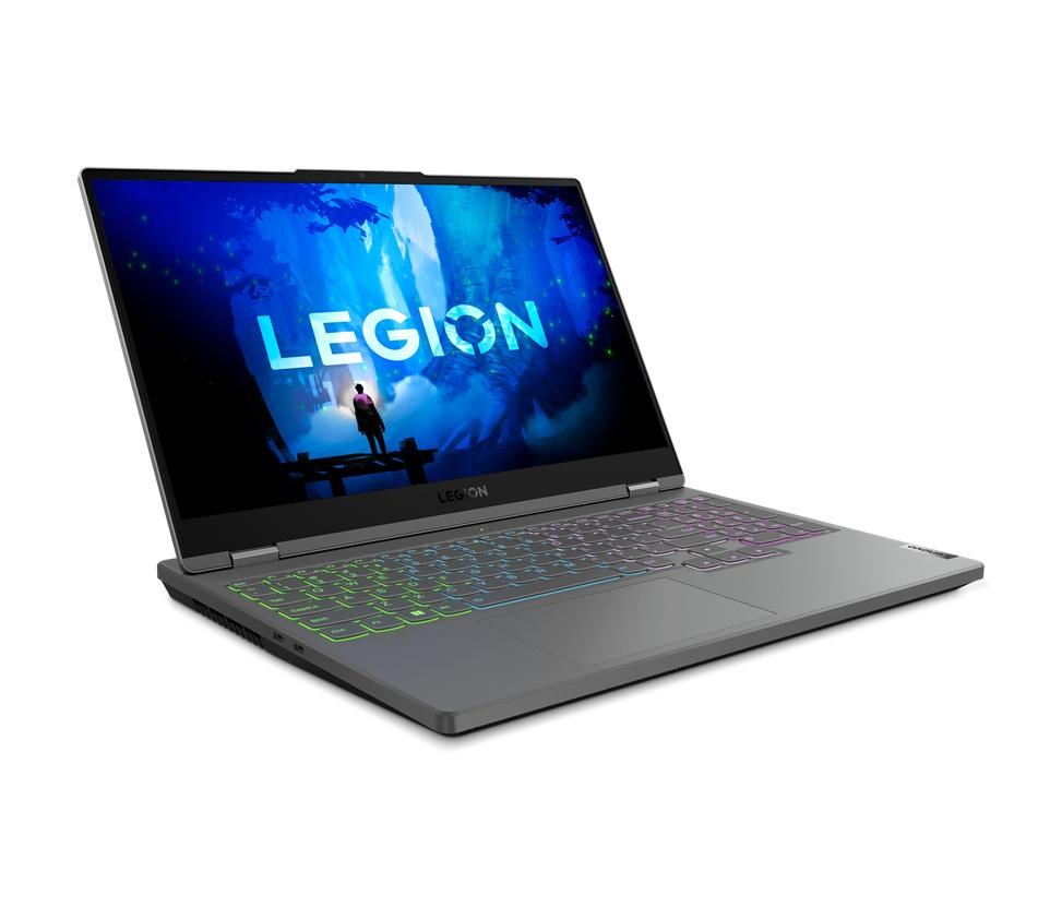 Laptop LENOVO Legion 5 15IAH7H (15.6", IPS, WQHD, Intel Core i7-12700H, 16 GB, 512 GB SSD, NVIDIA GeForce RTX 3070, Bez operativnog sustava, US tipkovnica, siva)