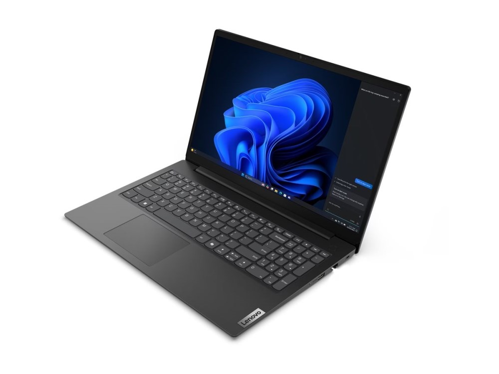 Laptop LENOVO V15 G5 IRL (15.6", TN, Full HD, Intel Core i3-1315U, 16 GB, 512 GB SSD, Intel UHD Graphics, DOS, Non-HR tipkovnica, crna)