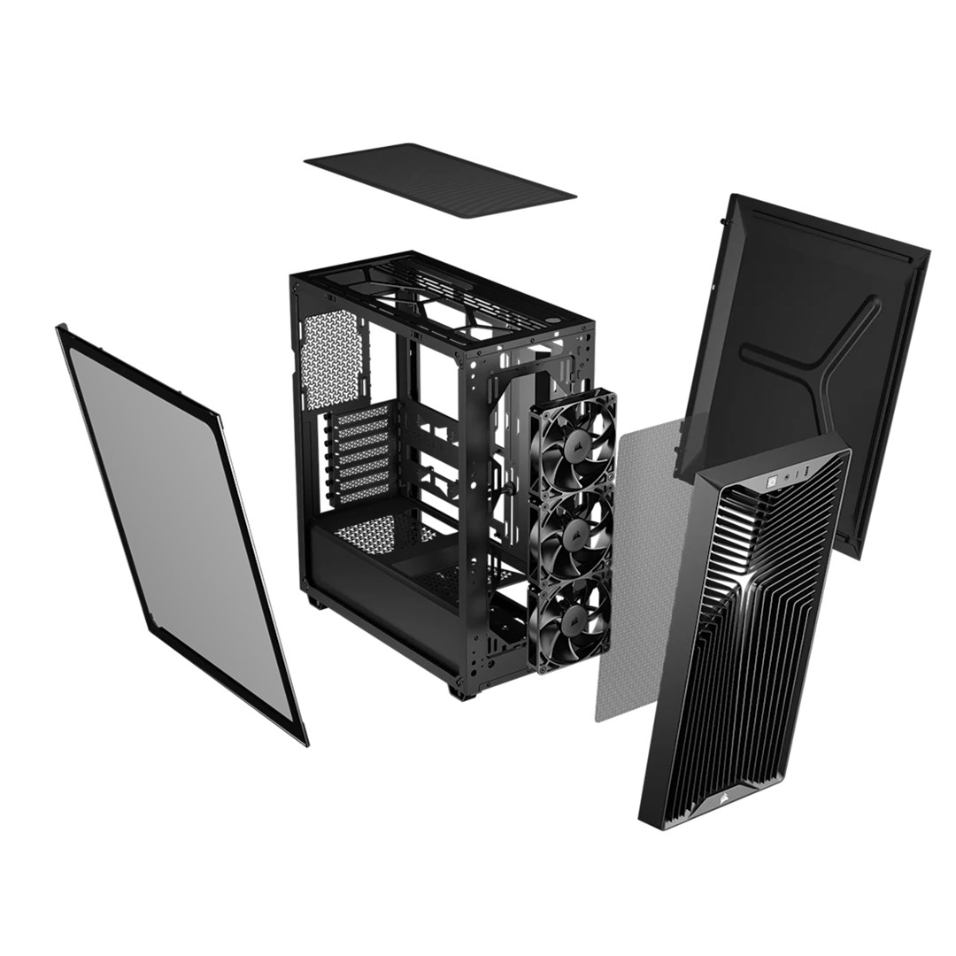 Kućište CORSAIR 3200D RS Airflow Mid-Tower crna boja-2