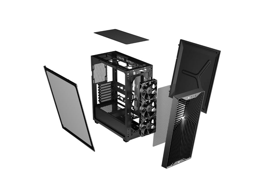 Kućište CORSAIR 3200D RS Airflow Mid-Tower crna boja-2