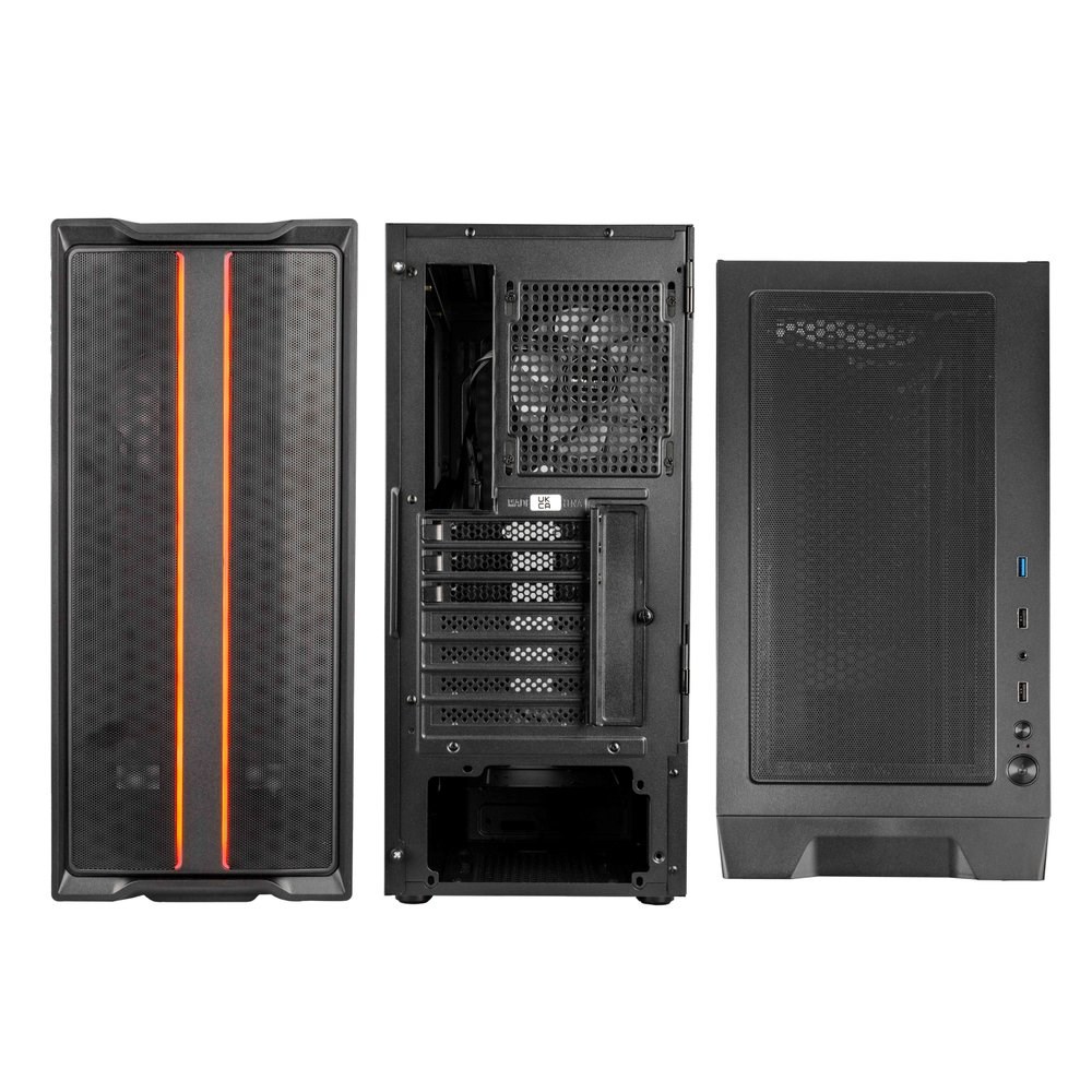 Kućište za računalo KOLINK Inspire K12 ARGB Midi Tower crna boja-4
