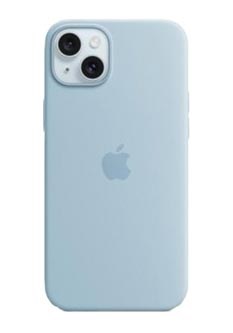 Maska APPLE iPhone 15 Plus Silicone Case with MagSafe, svijetloplava boja - MT1G3ZM/A-5