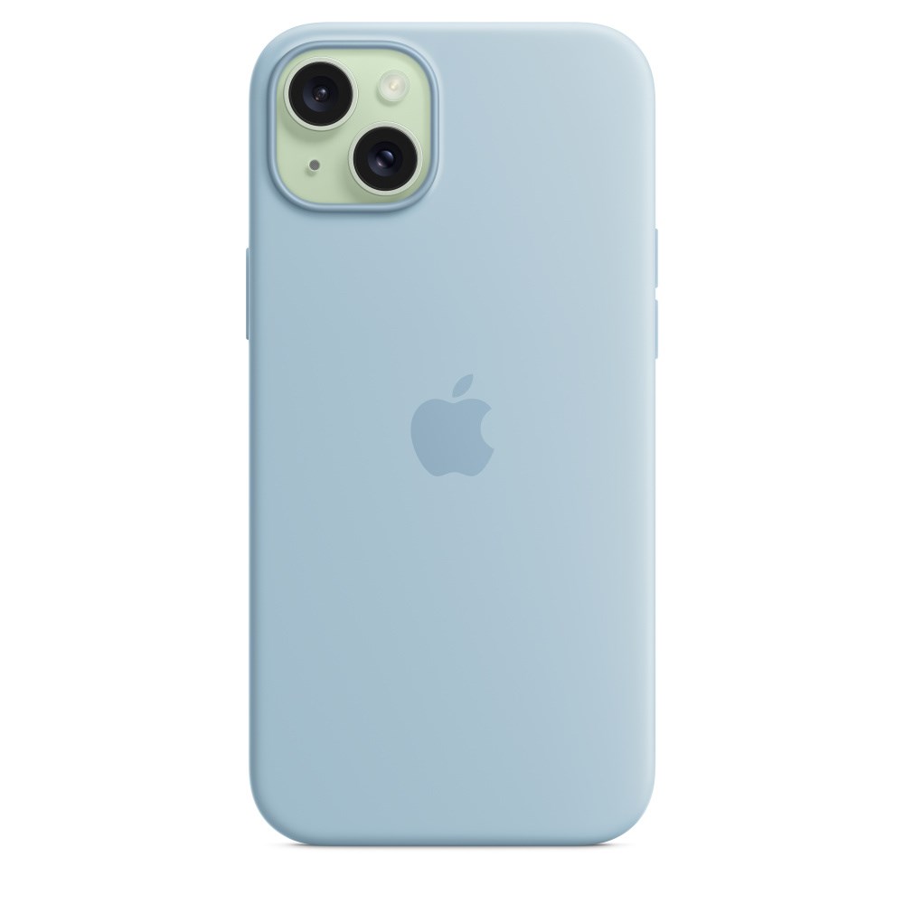 Maska APPLE iPhone 15 Plus Silicone Case with MagSafe, svijetloplava boja - MT1G3ZM/A-3