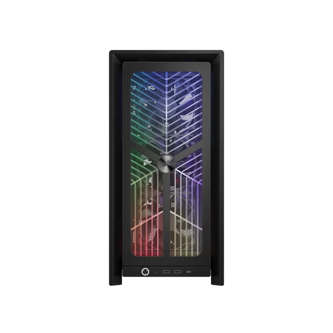 Kućište CORSAIR iCUE 4000X RGB Mid-Tower ATX, crna boja-2