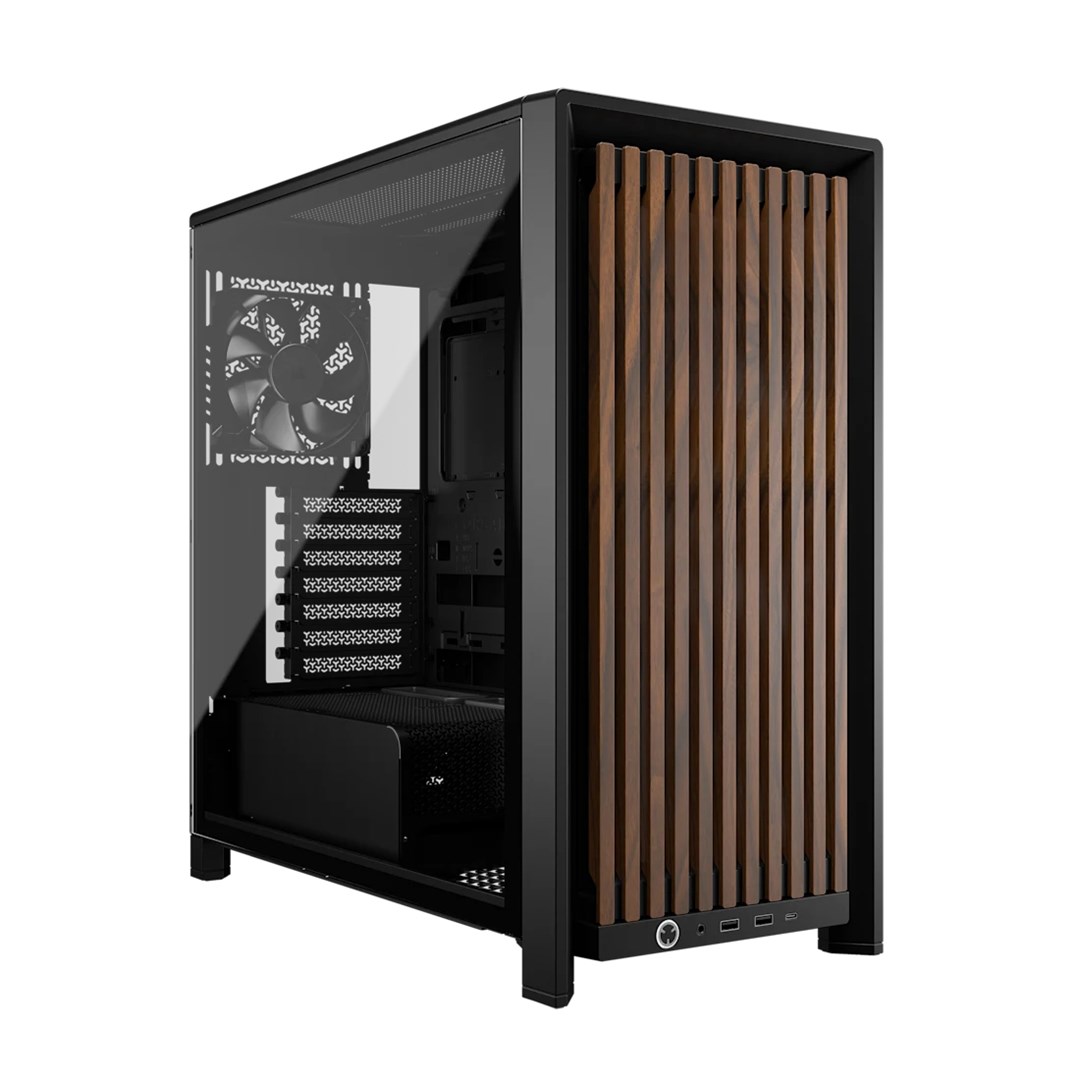 Kućište CORSAIR 4000D RGB AIRFLOW Wood (crna boja / orah)-0