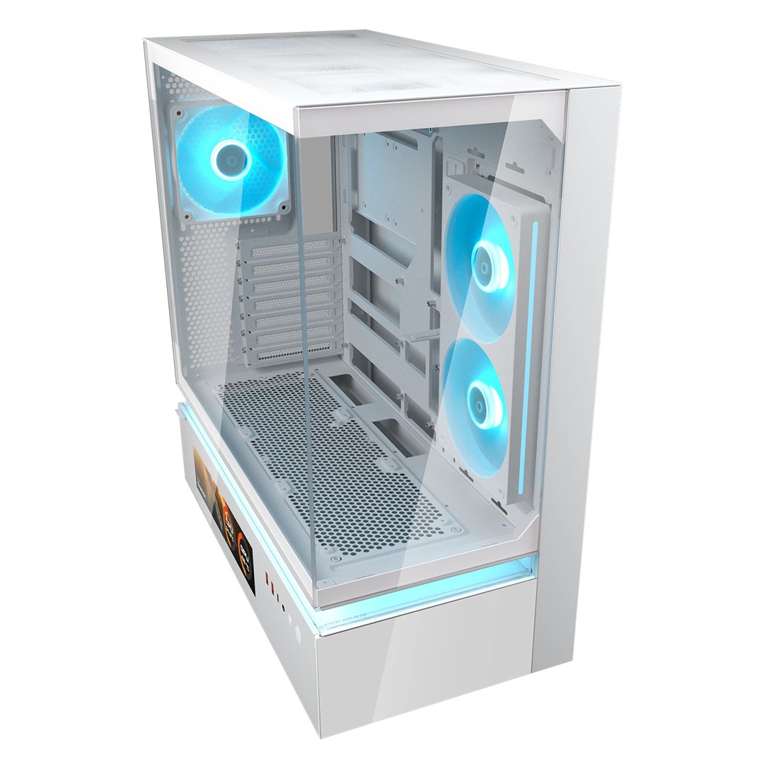 PC kućište COUGAR Vision Midi Tower ARGB (LCD, bijela boja)-3