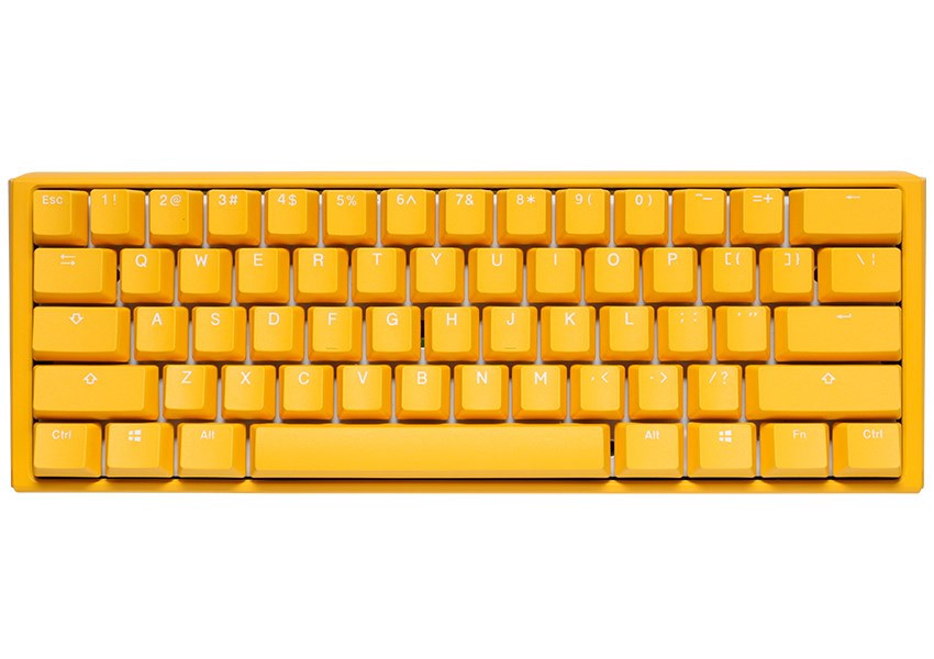 Mehanička tipkovnica DUCKY One 3 Mini žuta boja (njemački raspored)