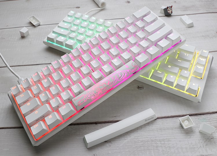 Tipkovnica DUCKY One 3 Mini Pure White (DE layout, MX Speed Silver)-9