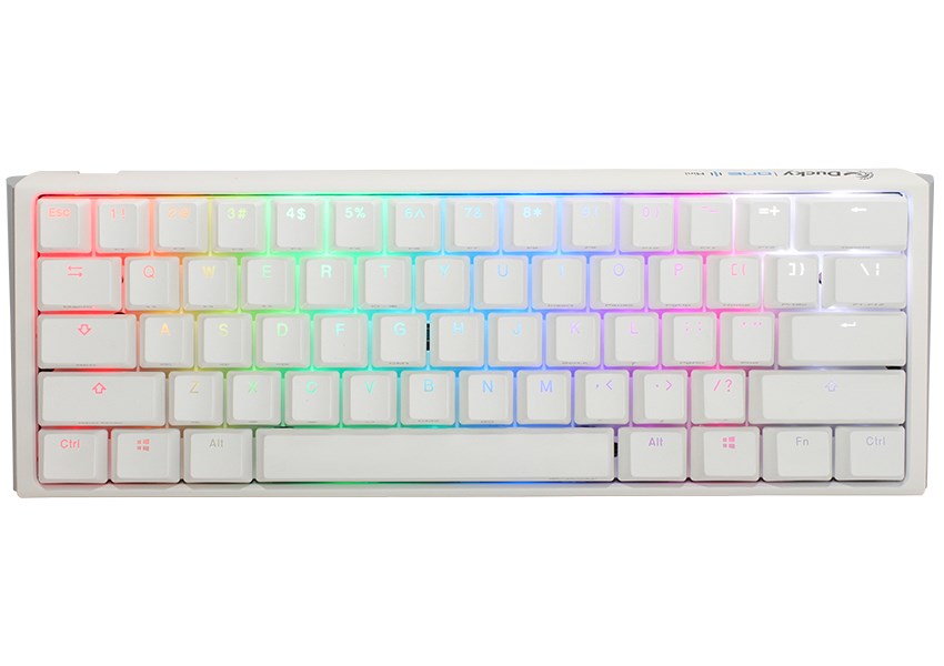 Tipkovnica DUCKY One 3 Mini Pure White (njemački DE raspored, Cherry MX Brown)