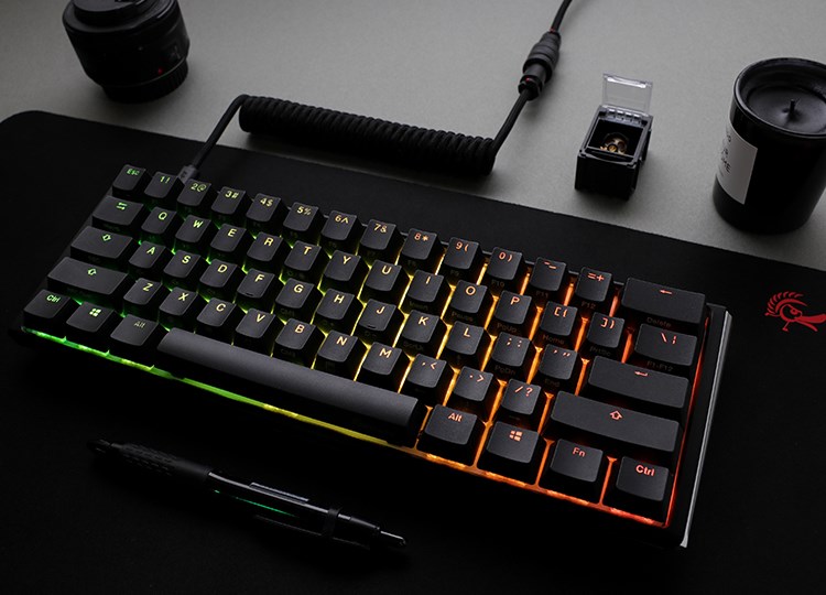 Mehanička tipkovnica DUCKY One 3 Classic Mini (60%, Cherry MX Brown, US) crno-bijela boja-6
