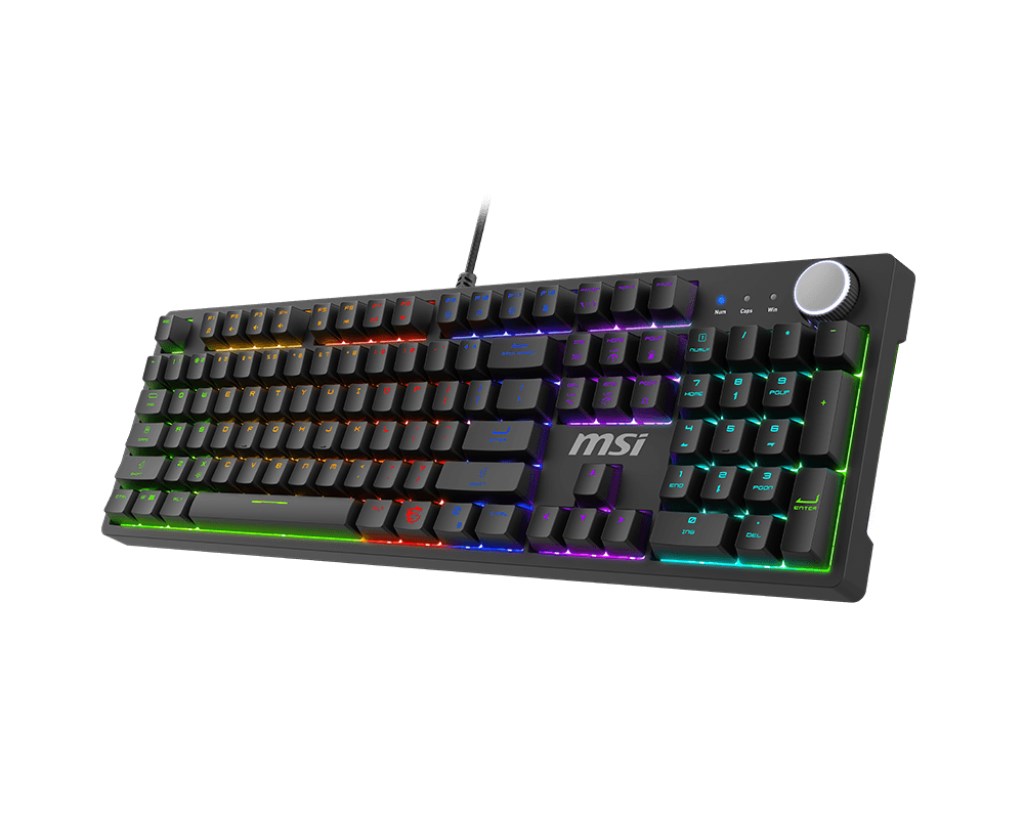 MSI FORGE GK320 RED keyboard Gaming USB QWERTY English Black-1