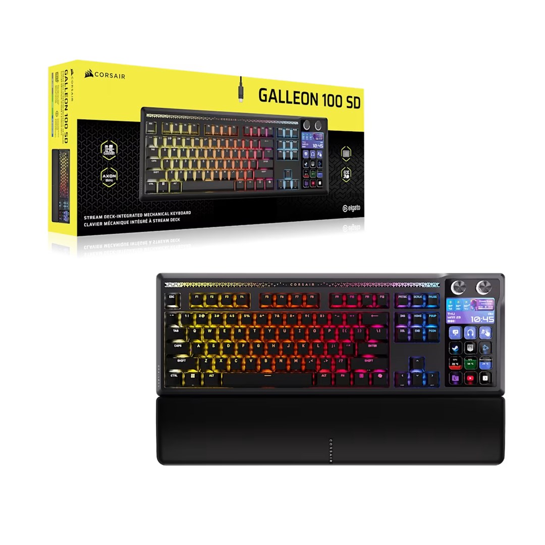 Bežična mehanička gaming tipkovnica CORSAIR K100 AIR WIRELESS RGB (DE Layout)-1
