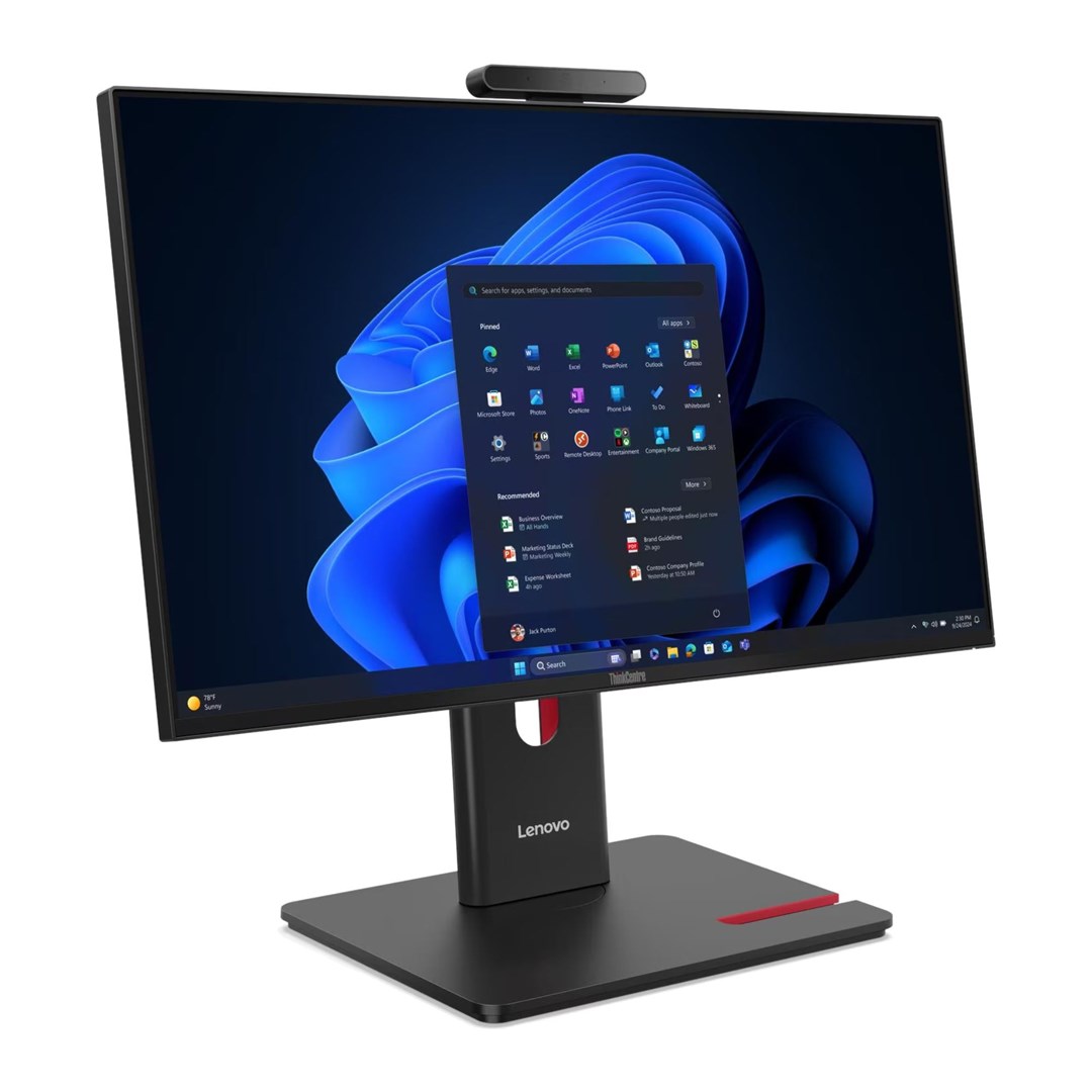 All-in-One računalo LENOVO ThinkCentre M70a Gen 6 (23,8" FHD, Intel Core Ultra 7 265T, 32 GB RAM, 1 TB SSD, Windows 11 Pro, non-HR tipkovnica, crna boja)