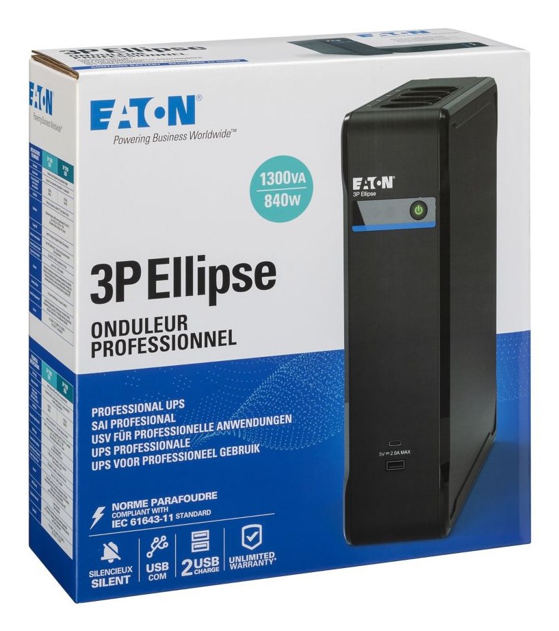 UPS EATON 3S Ellipse 1300 DIN (1300VA/840W)