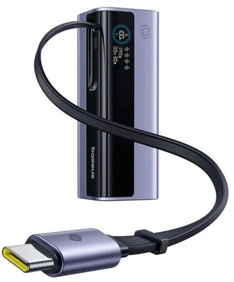 Prijenosna baterija BASEUS Bipow Digital Display 20000 mAh 20W crna boja-4