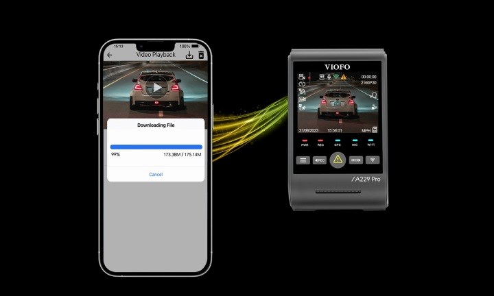 Auto kamera VIOFO A229 PRO 1CH 4K GPS-2