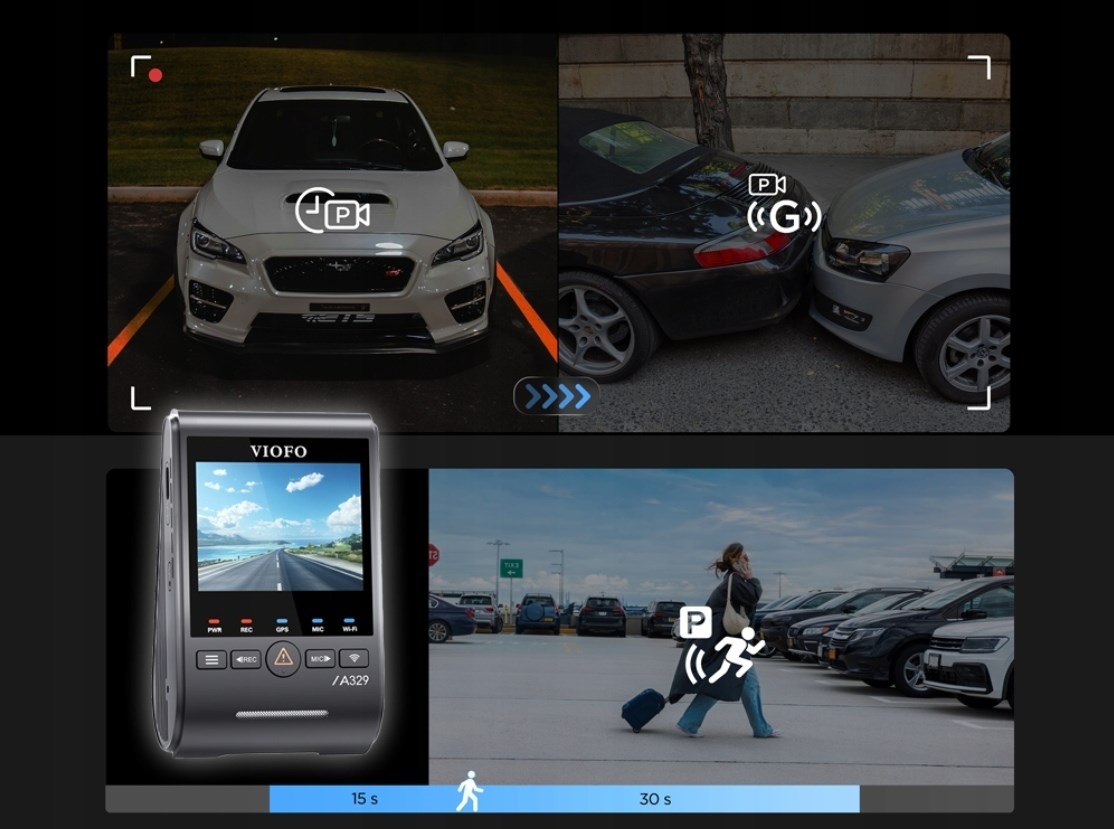 Auto kamera VIOFO A229 Plus 3CH GPS-2