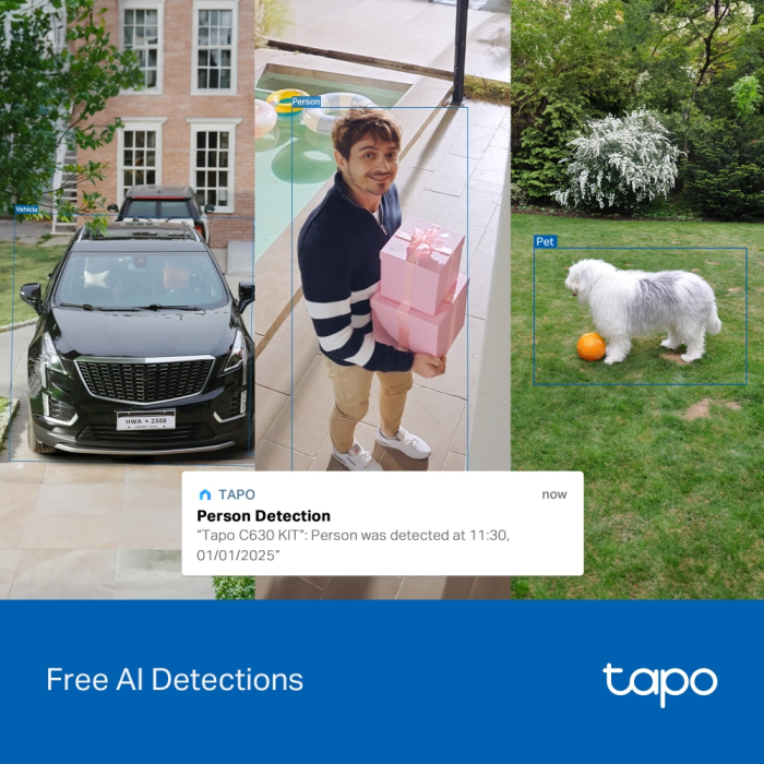 Bežična nadzorna kamera TP-LINK Tapo C630 KIT (3K, solarno napajanje)-11