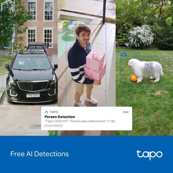 Bežična nadzorna kamera TP-LINK Tapo C630 KIT (3K, solarno napajanje)-5