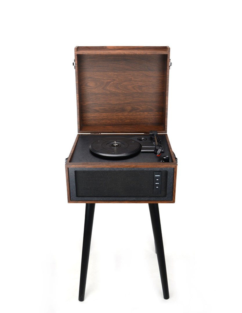 Gramofon AKAI ATT-101BT (Bluetooth 5.0, ugrađeni zvučnici, drvene noge)-1