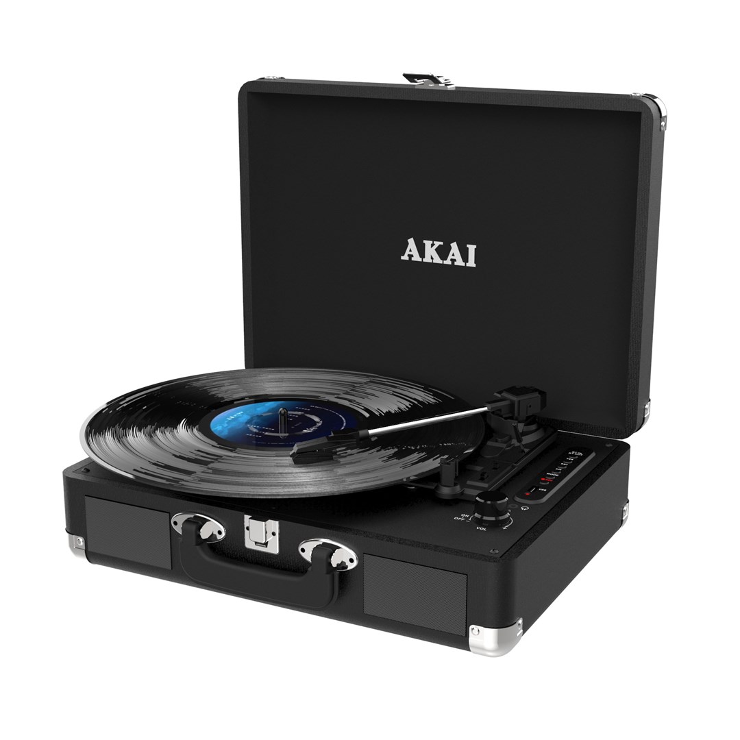 Prijenosni gramofon AKAI ATT-18BT s Bluetooth i USB snimanjem-0