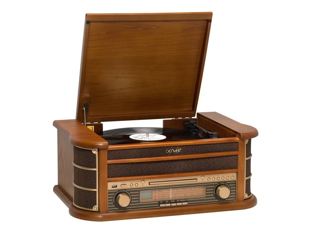 Glazbena linija DENVER MCR-50 (Gramofon, CD, Kazeta, USB, Radio)-8