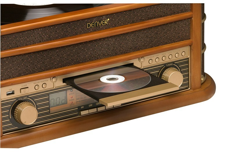 Glazbena linija DENVER MCR-50 (Gramofon, CD, Kazeta, USB, Radio)-5