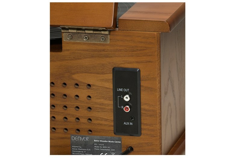Glazbena linija DENVER MCR-50 (Gramofon, CD, Kazeta, USB, Radio)-3