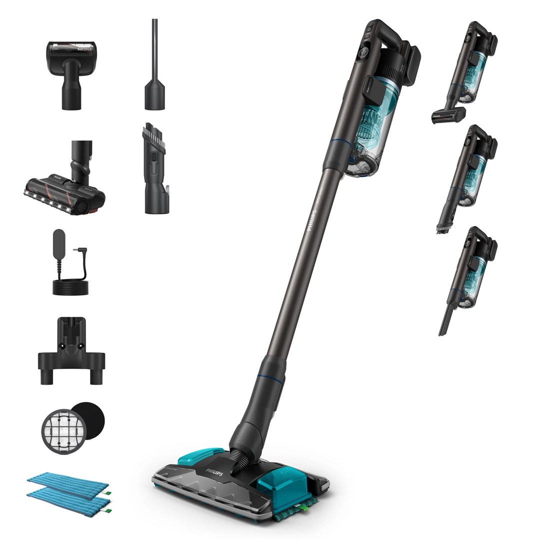 Štapni usisavač PHILIPS 8000 Series Aqua Plus XC8155/01 (bežični, usisavanje i pranje)-0