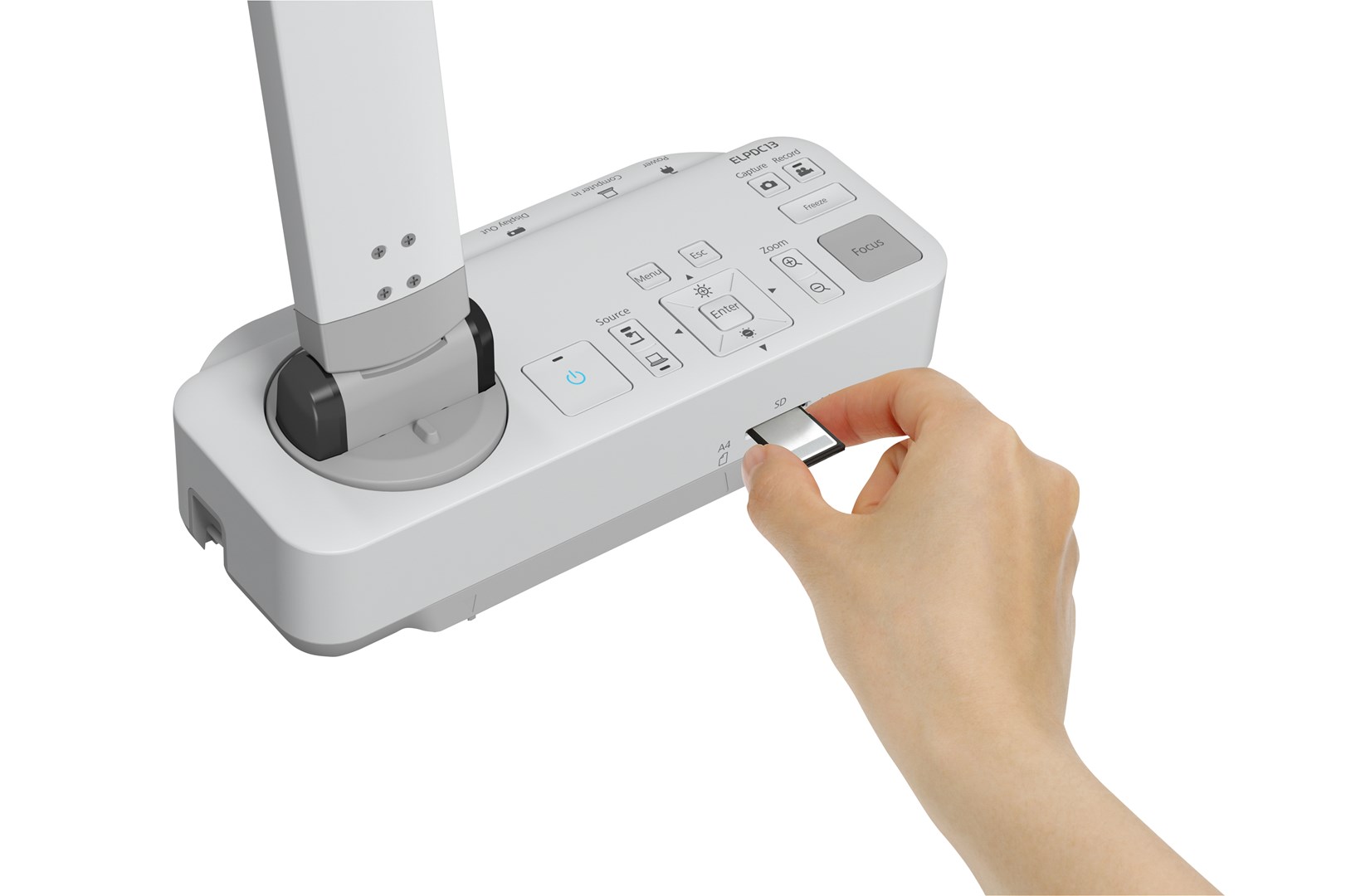 Epson ELPDC13 document camera White 25.4 / 2.7 mm (1 / 2.7") CMOS USB 1.1-1