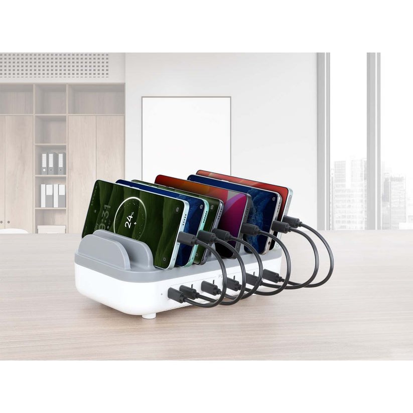 Stanica za punjenje MANHATTAN 10-portna USB-C 200W-2