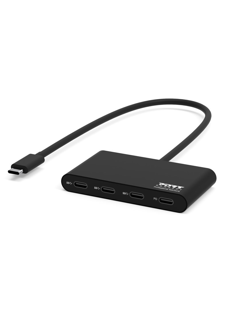 USB-C Hub PORT DESIGNS 900147 (3x USB-A, 1x USB-C)-0