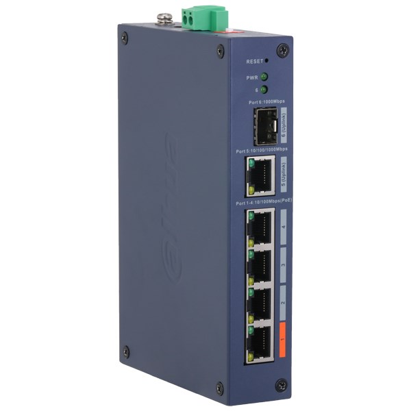 Mrežni switch DAHUA PFS4206-4P-96-V3 (6-portni, 4x PoE, 96W)-5