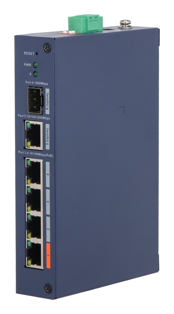 Mrežni switch DAHUA PFS4206-4P-96-V3 (6-portni, 4x PoE, 96W)-0