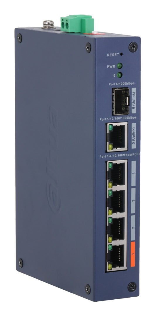 Mrežni switch DAHUA PFS4206-4P-96-V3 (6-portni, 4x PoE, 96W)-3
