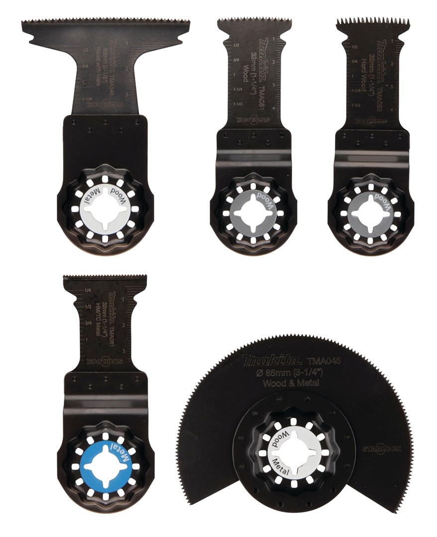 Set pribora MAKITA B-67496 za višenamjenski alat (4-dijelni, Starlock)-0