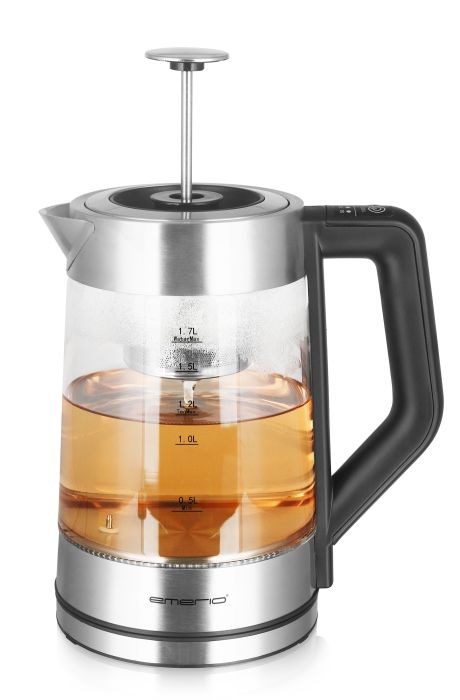 Kuhalo za vodu EMERIO WK-122730 (1.7 L, 2200 W, stakleno)-0