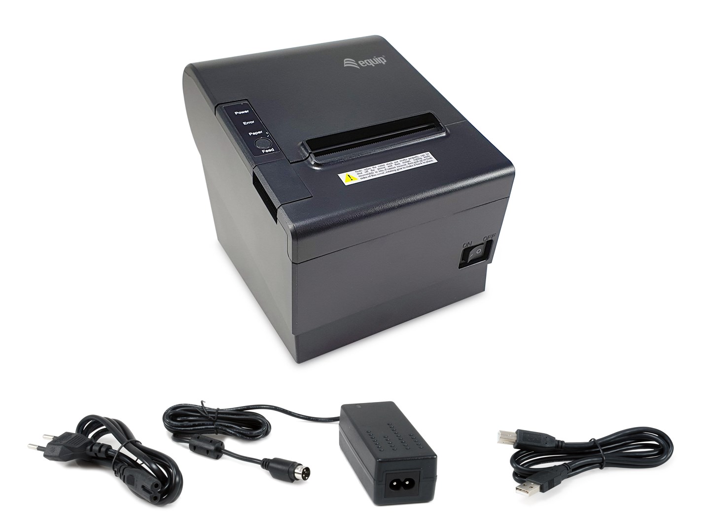 Equip 80mm Thermal POS Receipt Printer with Auto Cutter, USB/Cash Drawer connection-4