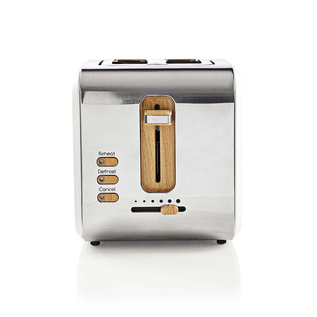 Toster NEDIS KABT510EWT (900W, 2 utora) bijela boja-0