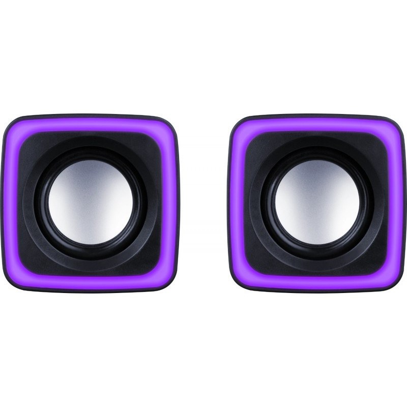 PC SPEAKERS DEFENDER SOLAR 7 2.0 6W LED USB-2