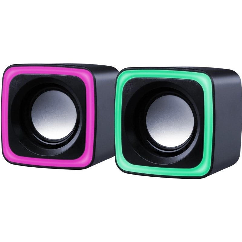 PC SPEAKERS DEFENDER SOLAR 7 2.0 6W LED USB-0