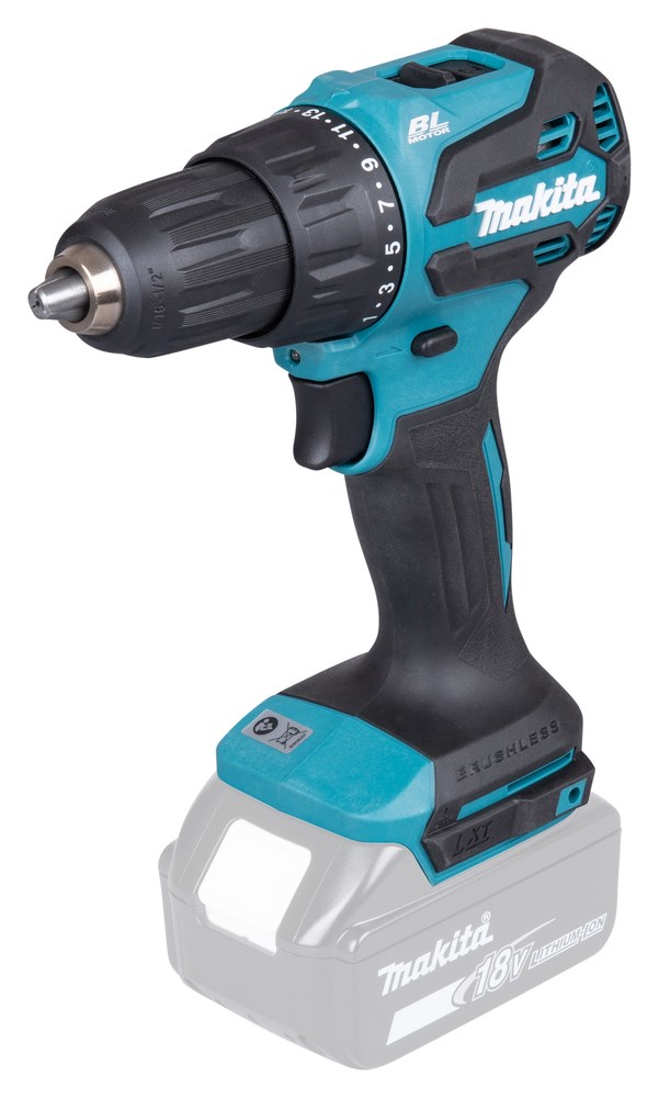Akumulatorska udarna bušilica-odvijač MAKITA DHP490Z (18V, bez baterije)-10