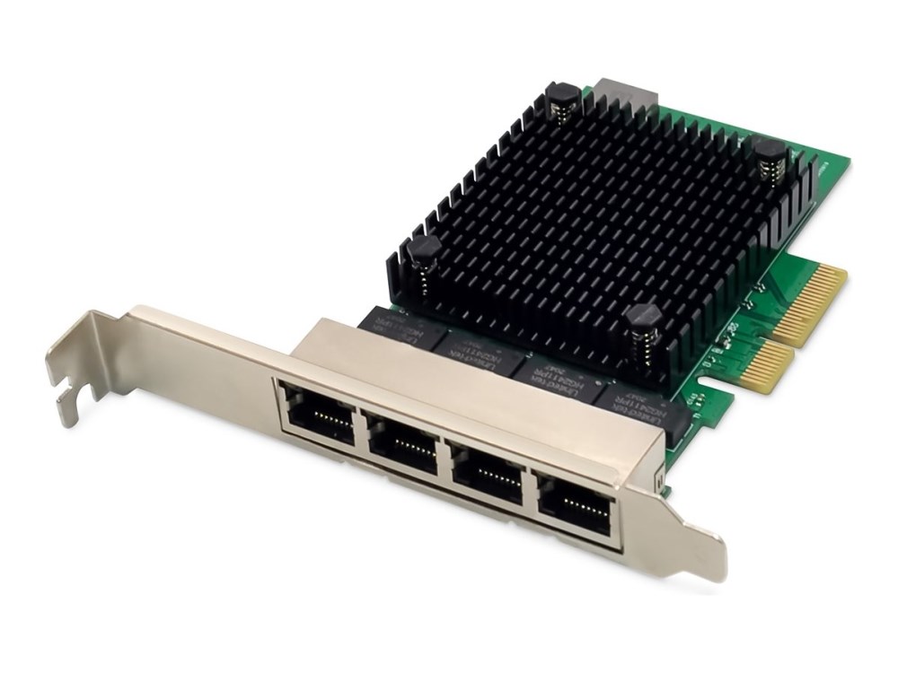 Mrežna kartica DIGITUS 4-port 2.5 Gigabit Ethernet (PCIe, 4x RJ45)-4