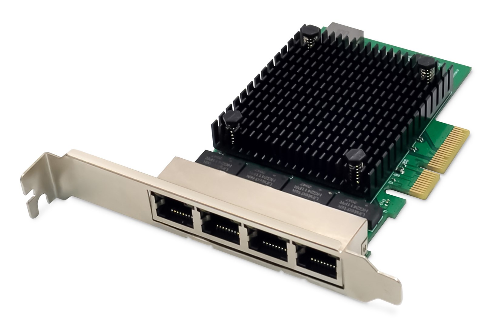 Mrežna kartica DIGITUS 4-port 2.5 Gigabit Ethernet (PCIe, 4x RJ45)-0
