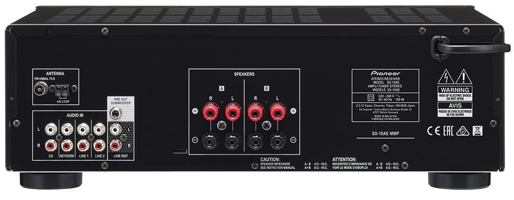 Stereo prijemnik PIONEER SX-10AE s Bluetoothom crna boja-2