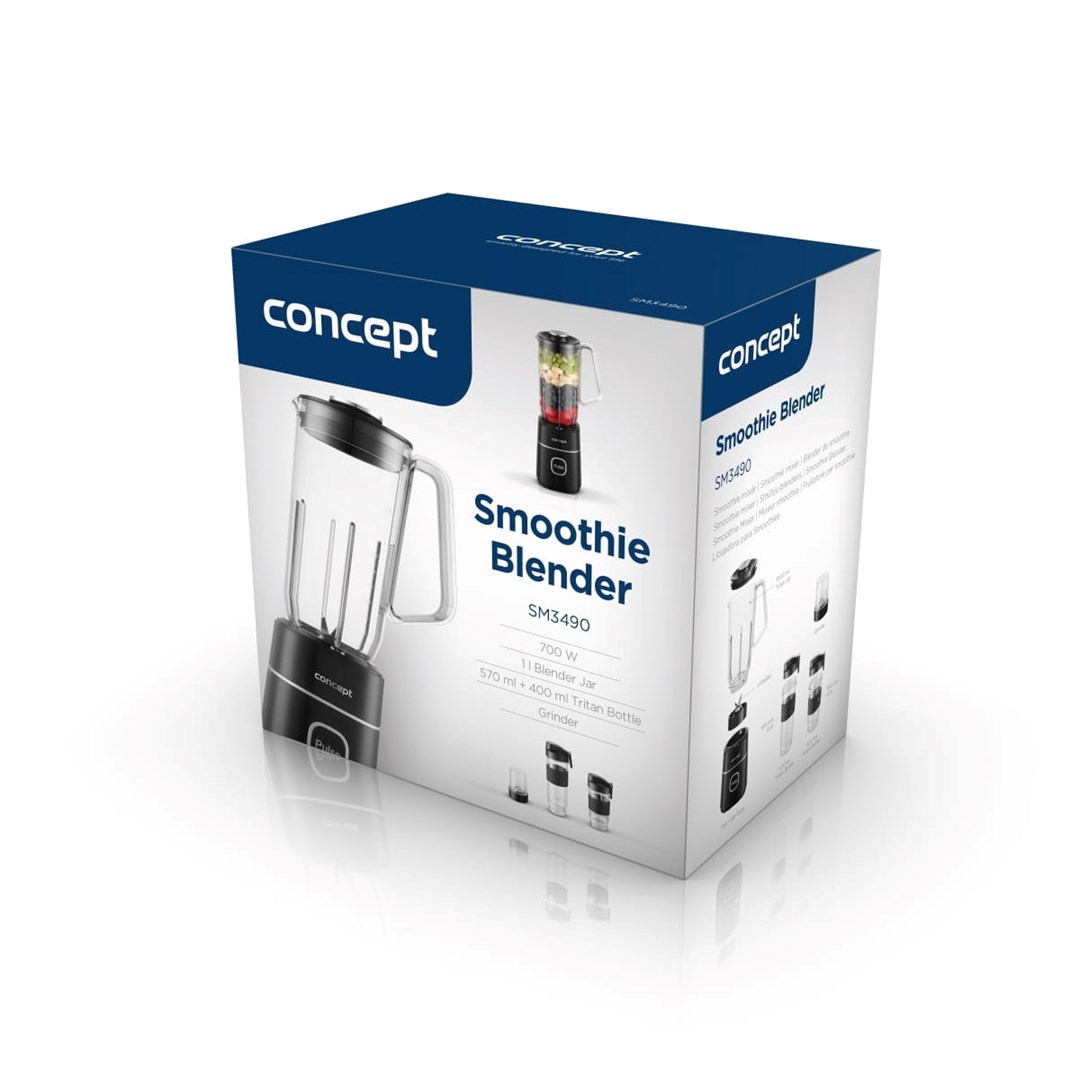 Blender CONCEPT SM3490 Smoothie Maker (700 W, crna boja)-5