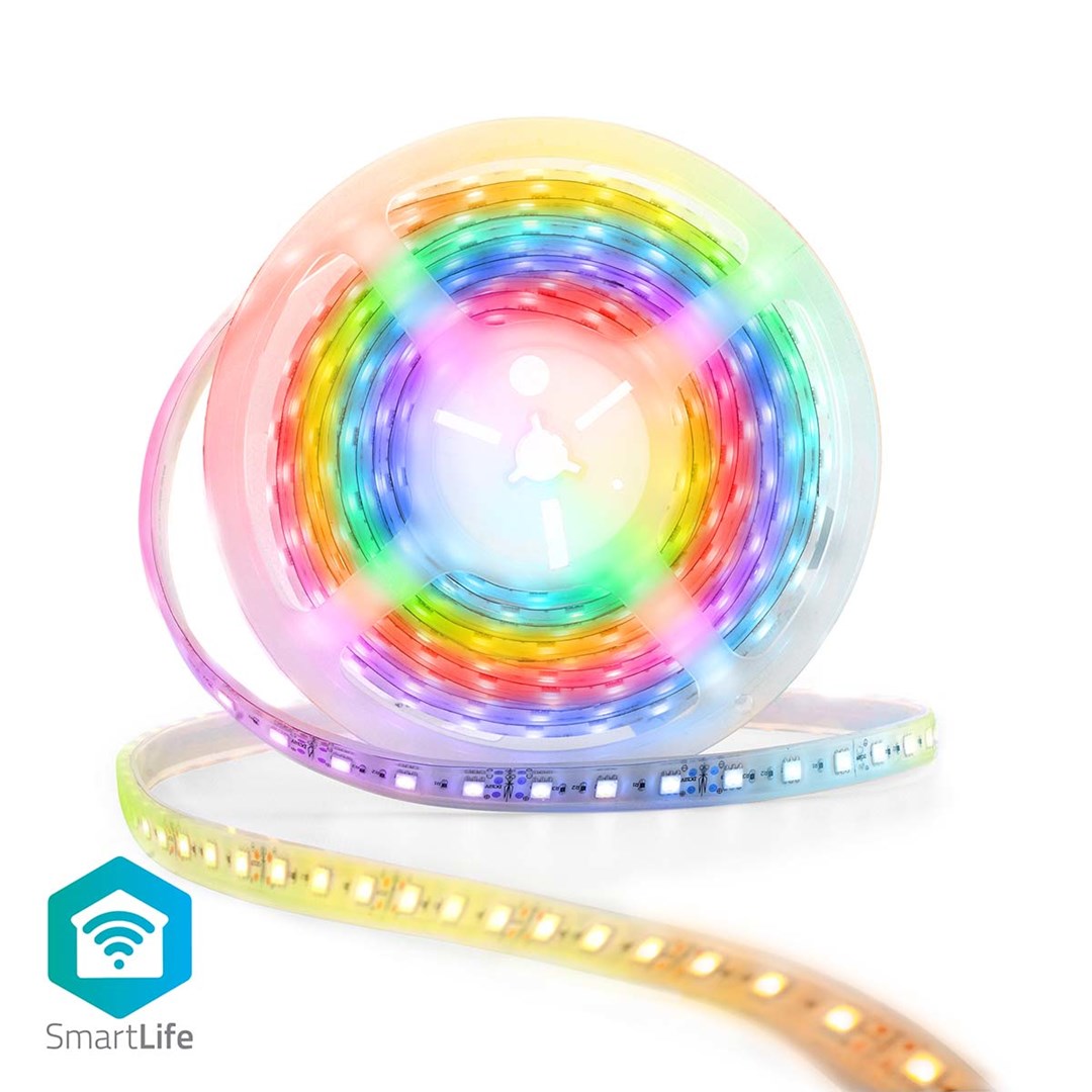 Pametna LED traka NEDIS WIFILS51CRGB (Wi-Fi, RGB, 5 m)-0